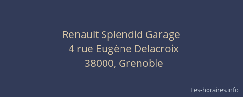 Renault Splendid Garage