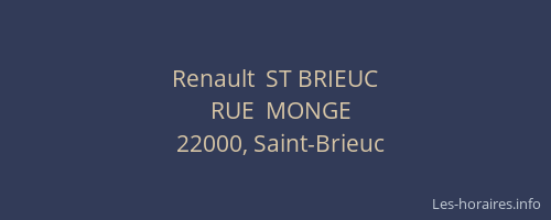 Renault  ST BRIEUC