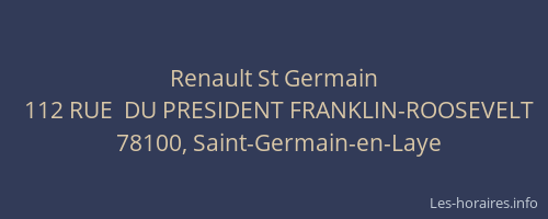 Renault St Germain