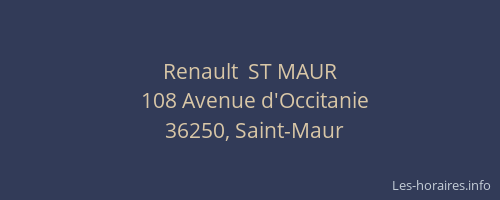 Renault  ST MAUR