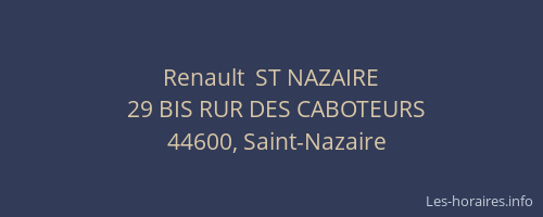 Renault  ST NAZAIRE