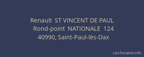 Renault  ST VINCENT DE PAUL