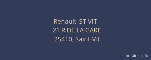 Renault  ST VIT