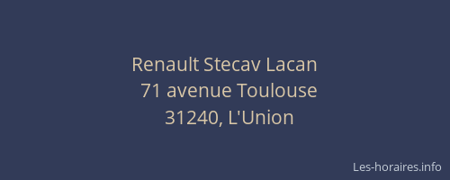 Renault Stecav Lacan