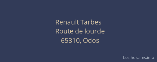 Renault Tarbes