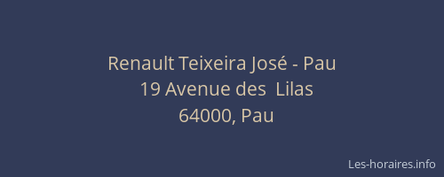 Renault Teixeira José - Pau