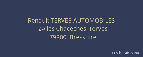 Renault TERVES AUTOMOBILES