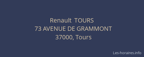 Renault  TOURS
