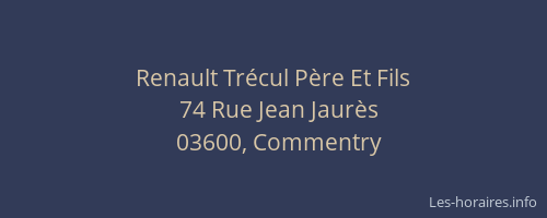 Renault Trécul Père Et Fils