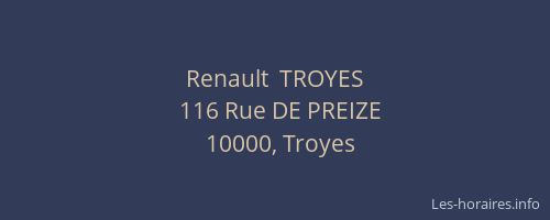 Renault  TROYES