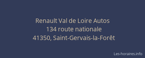 Renault Val de Loire Autos