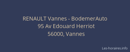 RENAULT Vannes - BodemerAuto