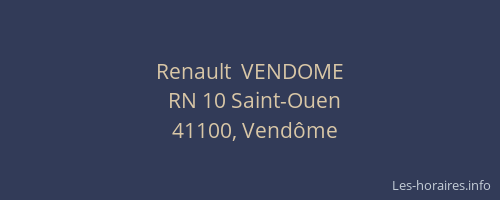 Renault  VENDOME