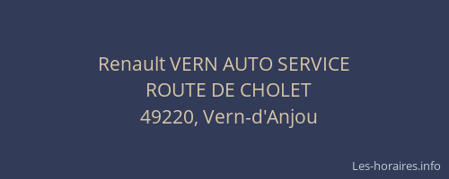 Renault VERN AUTO SERVICE