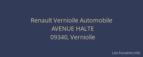 Renault Verniolle Automobile