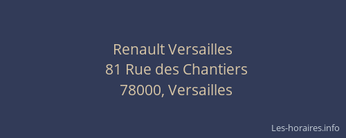 Renault Versailles