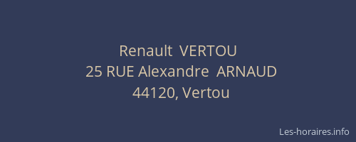 Renault  VERTOU