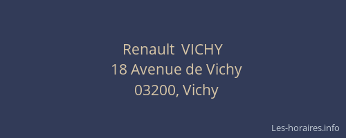 Renault  VICHY