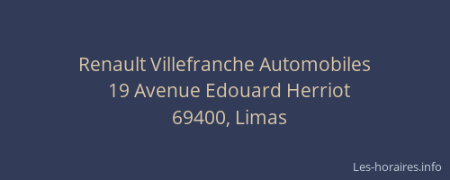 Renault Villefranche Automobiles