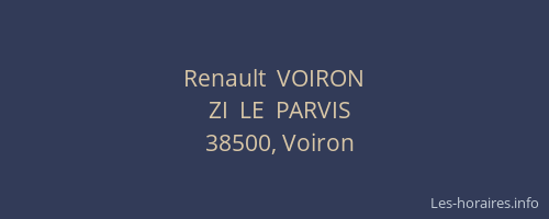Renault  VOIRON