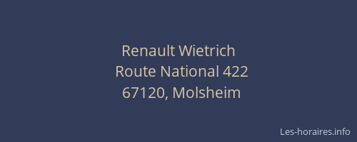 Renault Wietrich