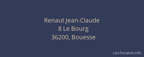 Renaut Jean-Claude