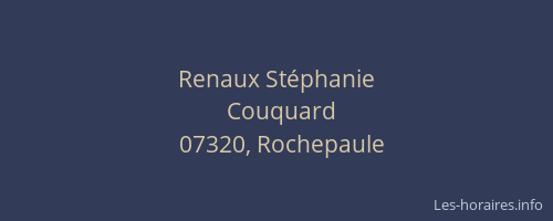 Renaux Stéphanie