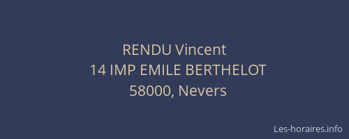 RENDU Vincent