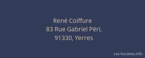 René Coiffure
