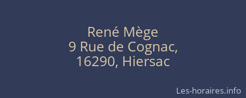 René Mège