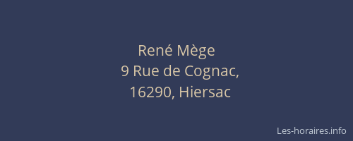 René Mège