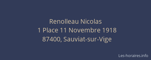 Renolleau Nicolas