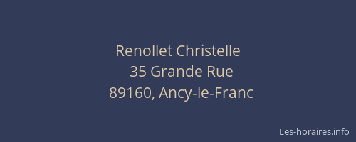 Renollet Christelle