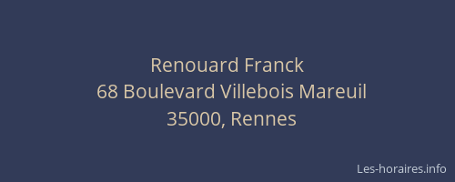 Renouard Franck