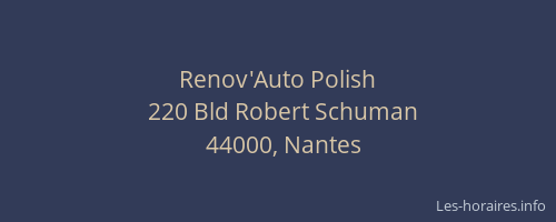 Renov'Auto Polish