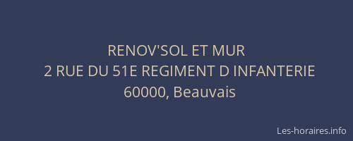 RENOV'SOL ET MUR