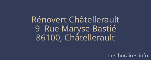 Rénovert Châtellerault