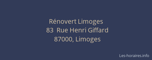 Rénovert Limoges