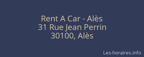 Rent A Car - Alès
