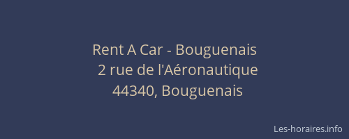 Rent A Car - Bouguenais