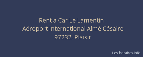 Rent a Car Le Lamentin