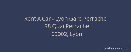 Rent A Car - Lyon Gare Perrache