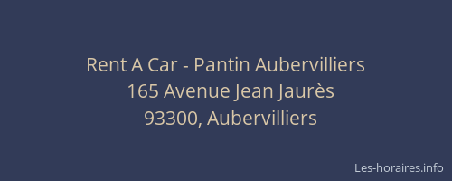 Rent A Car - Pantin Aubervilliers