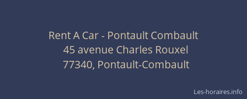 Rent A Car - Pontault Combault