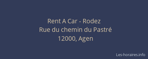 Rent A Car - Rodez