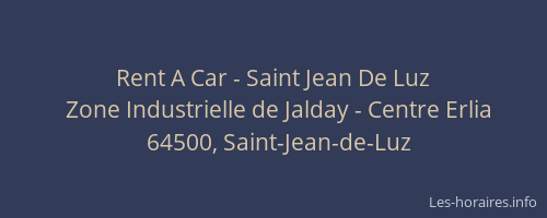 Rent A Car - Saint Jean De Luz