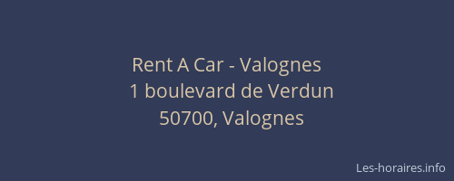 Rent A Car - Valognes