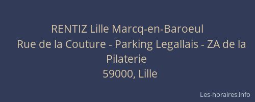 RENTIZ Lille Marcq-en-Baroeul