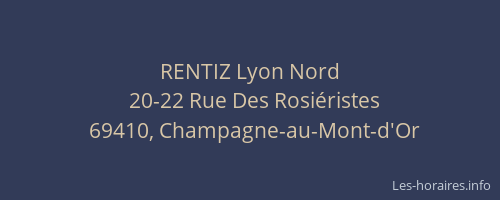 RENTIZ Lyon Nord