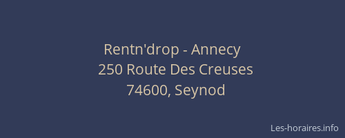 Rentn'drop - Annecy